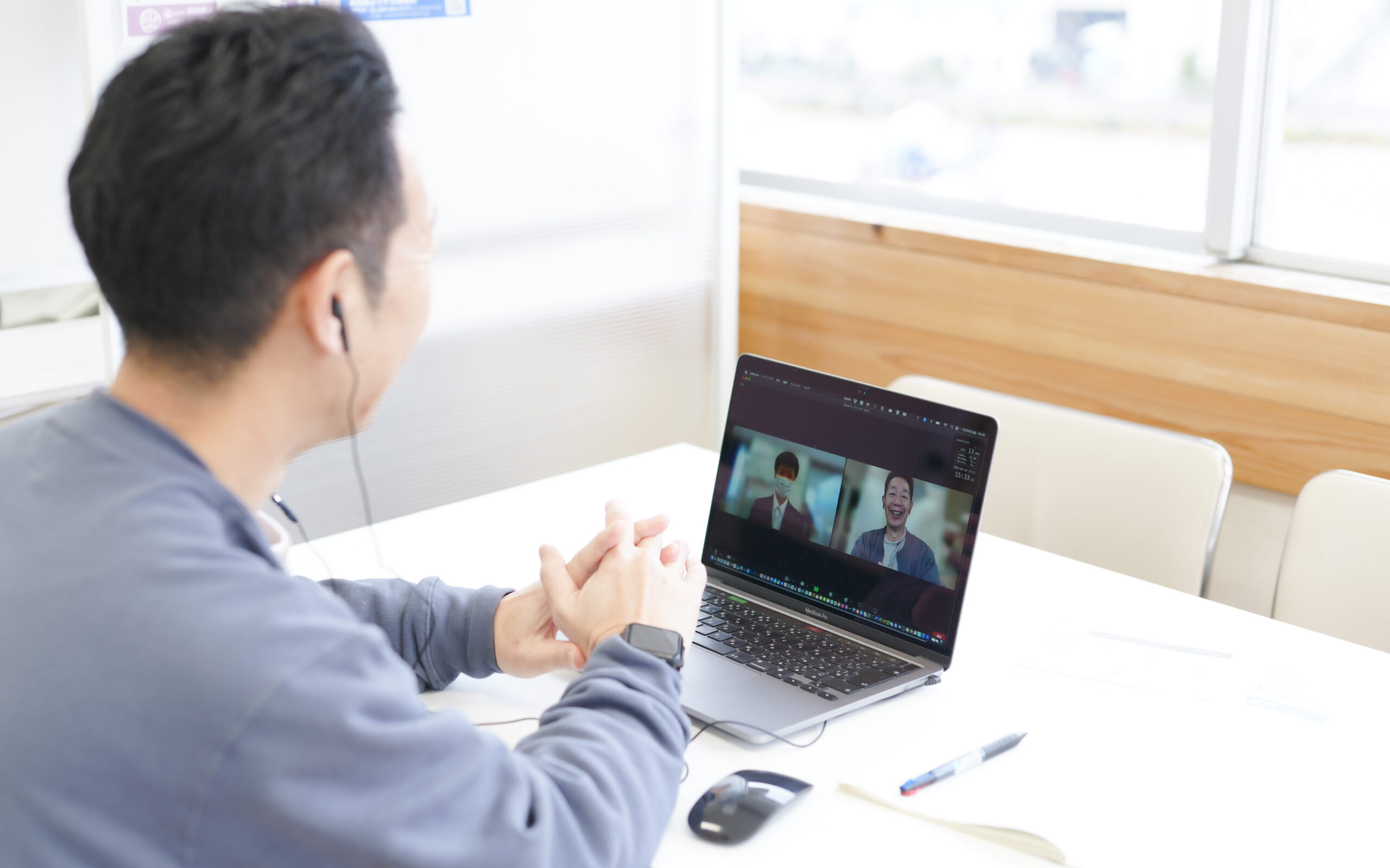 WEB相談の様子